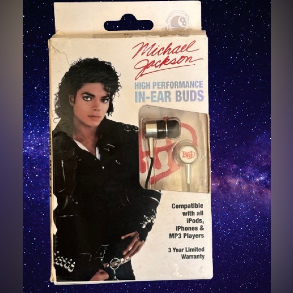 Michael Jackson BAD High Performance In Ear Buds By Section...